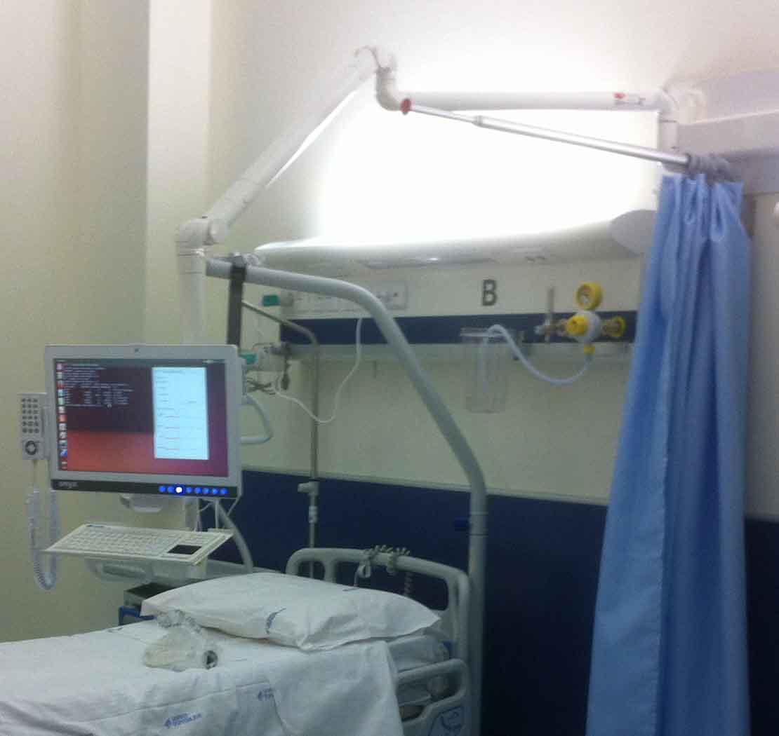 Nuovi bracci ospedalieri per PC e TV