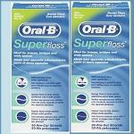 Oral-b superfloss diş ipi 50 iplik 50 adet