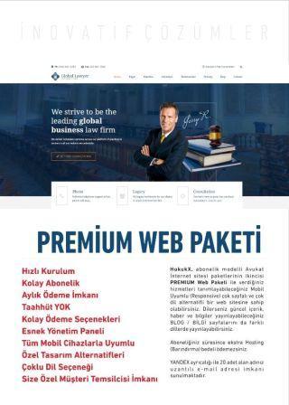 HukukX Premium Web Paketi - Avukat İnternet Sitesi