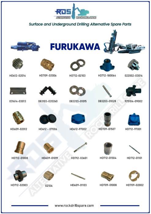 Furukawa Delici İş Makinalarının Yedek Parçaları