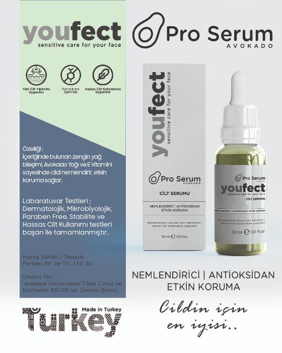 Youfect Pro Serum + Avokado Yağı + E Vitamini