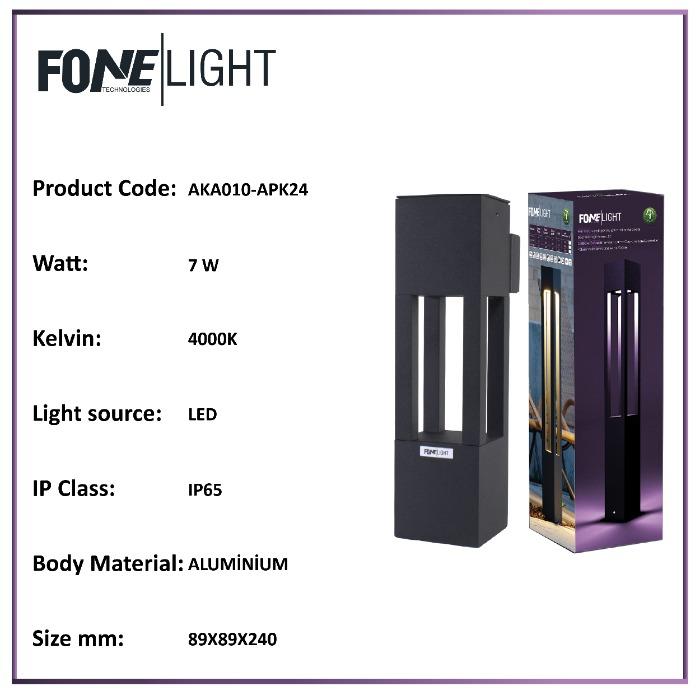 FoneLight Alüminyum Led Duvar Apliği AKA010-APK24