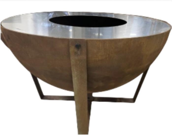 80cm diameter CORTEN steel Firepit / BBQ / Grill