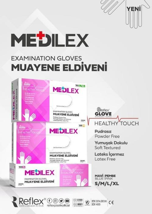 Reflex Medilex Eldiven- Pembe