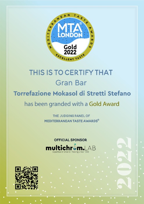 Gold Medal al Mediterranean Taste Awards 2022