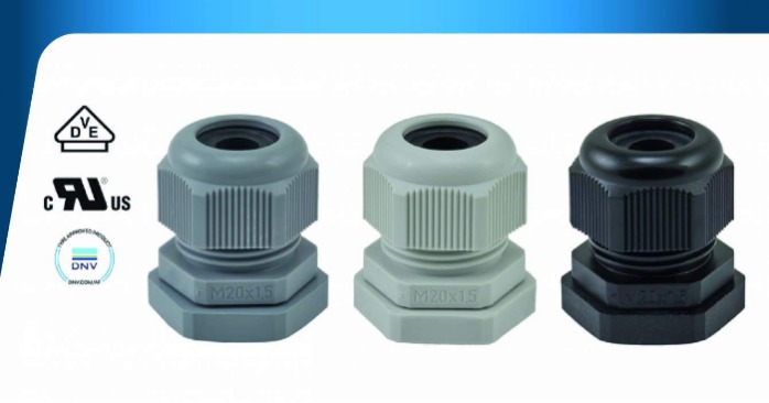 PERFECT cable glands with locknut as a set