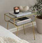 Gold Geyik Side Table
