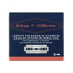 Gillette king c. erkek tıraş makinesi için yedek bıçaklar 10 bıçak