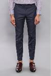Striped Navy Blue Trousers