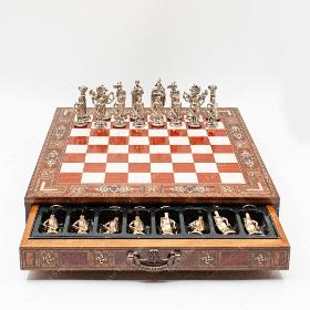 Large Chess Board with Drawers