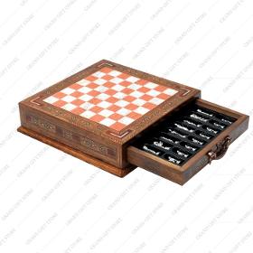 Small Chess Board with Drawers
