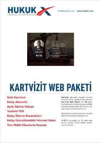 HukukX Kartvizit Web Paketi - Avukat İnternet Sitesi