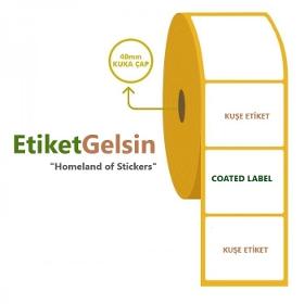 Kuşe Etiket - Coated Sticker (Label)