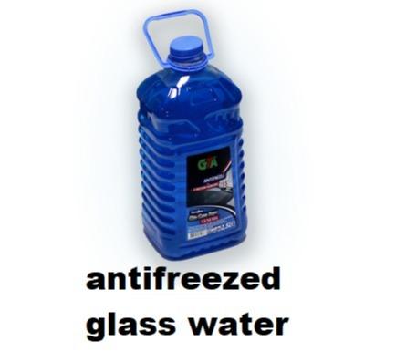 antifreezed glass water