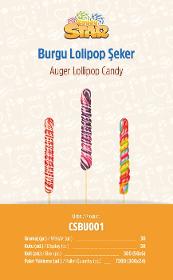 Candy Star Twist Lollipop 