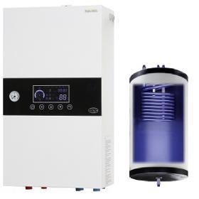 6kW - 24 kW Capacity range Electric boiler with built-in tan